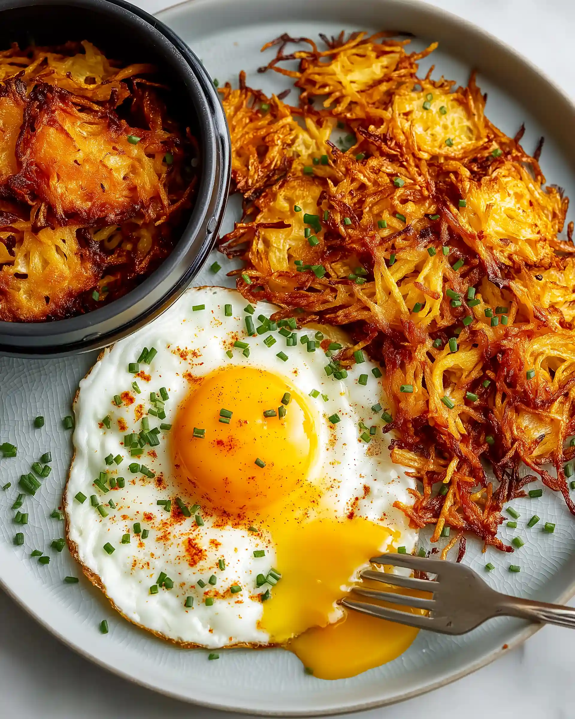 Crispy & Easy Air Fryer Hashbrowns Recipe