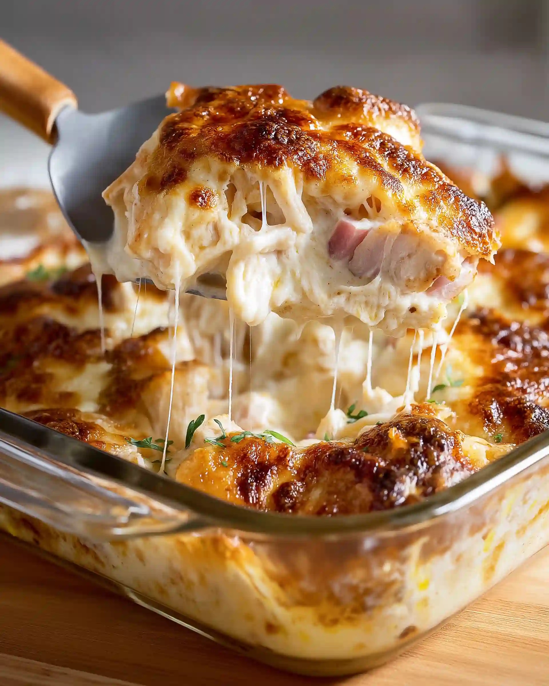 Low-Carb Chicken Cordon Bleu Casserole