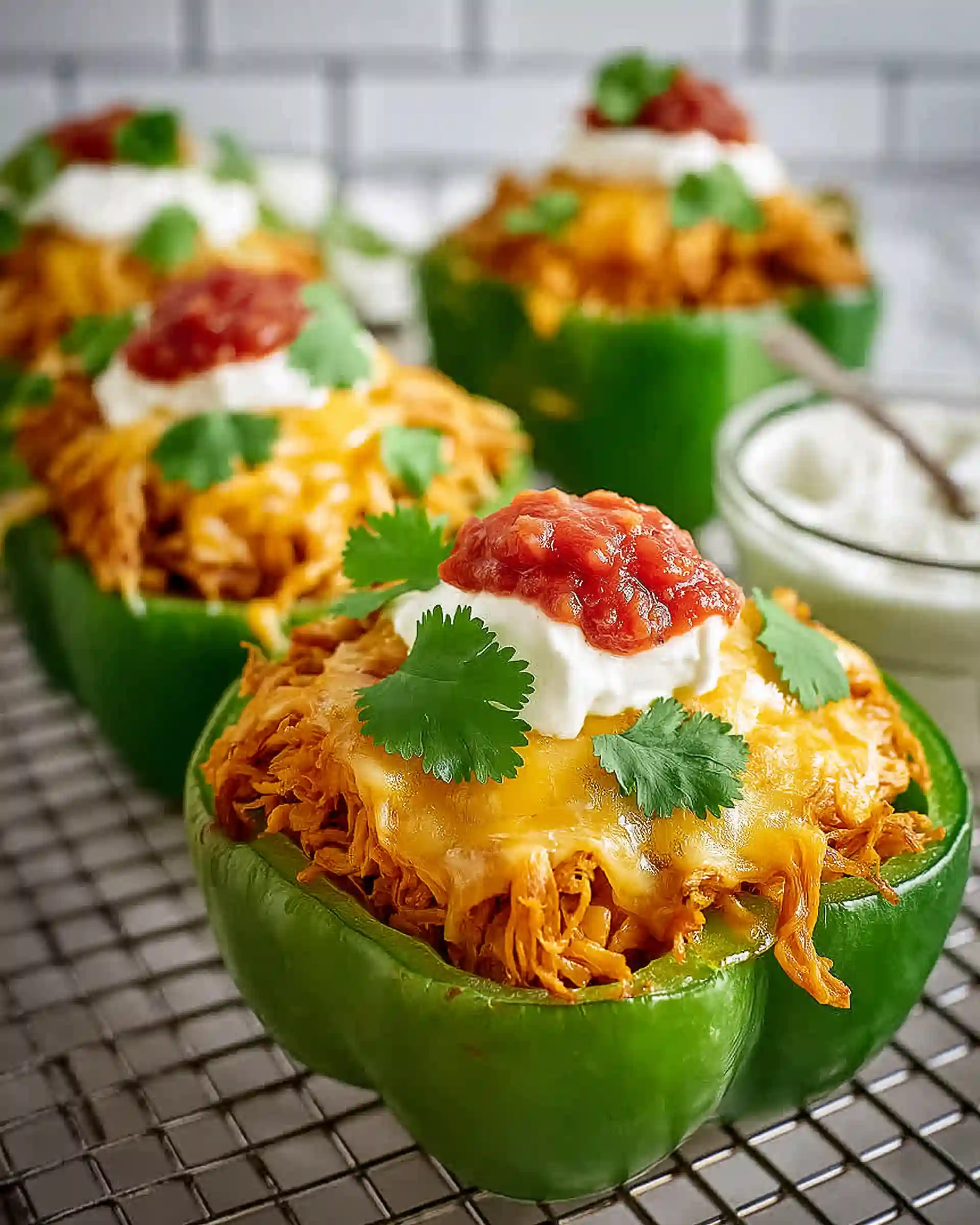 Chicken Fajita Stuffed Peppers