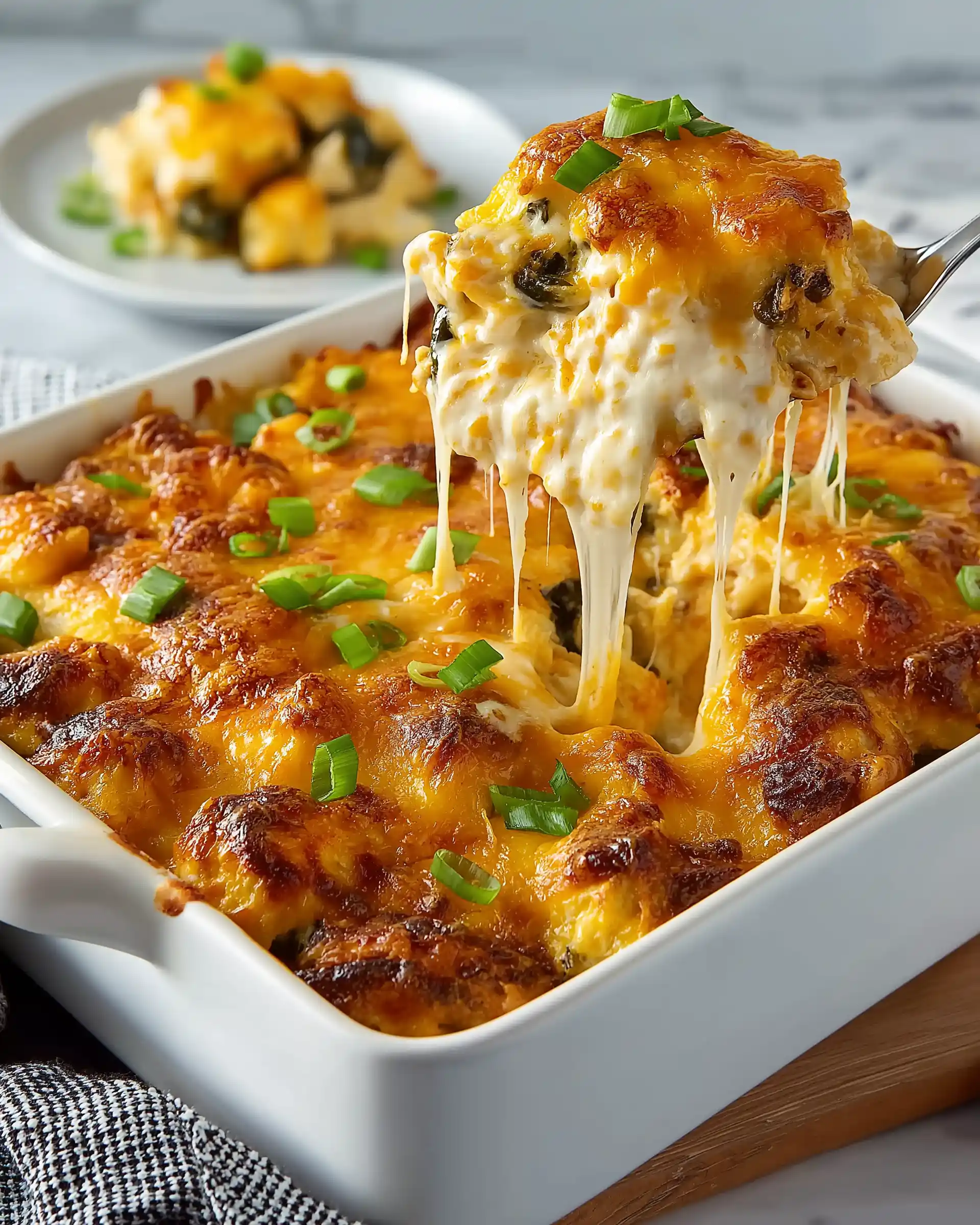 Chicken & Poblano Pepper Casserole