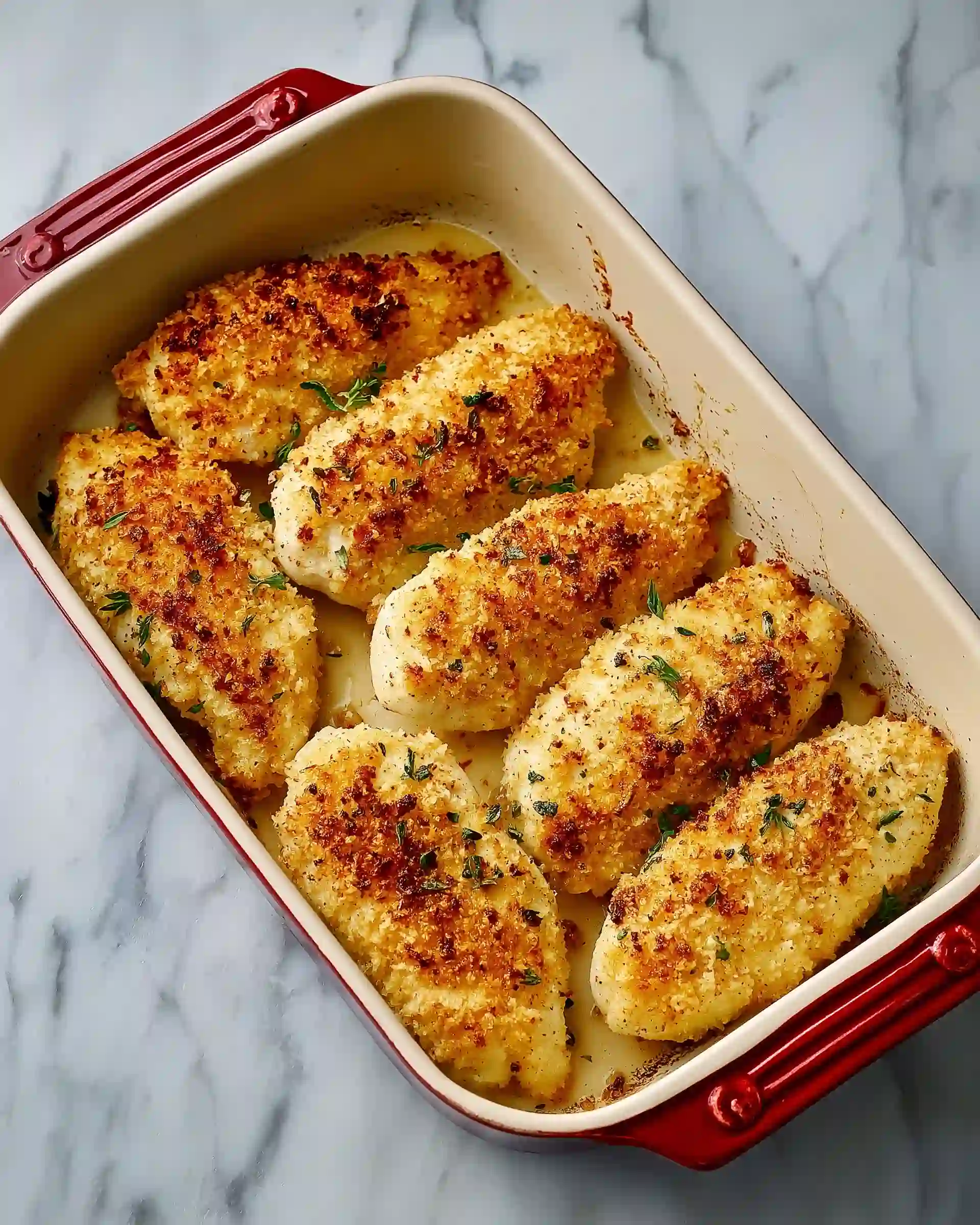Chicken & Roasted Garlic Parmesan Bake
