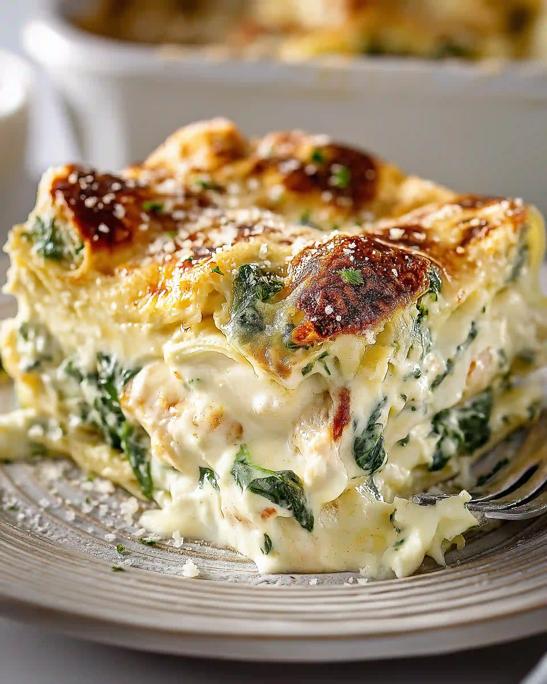 Chicken & Spinach Lasagna