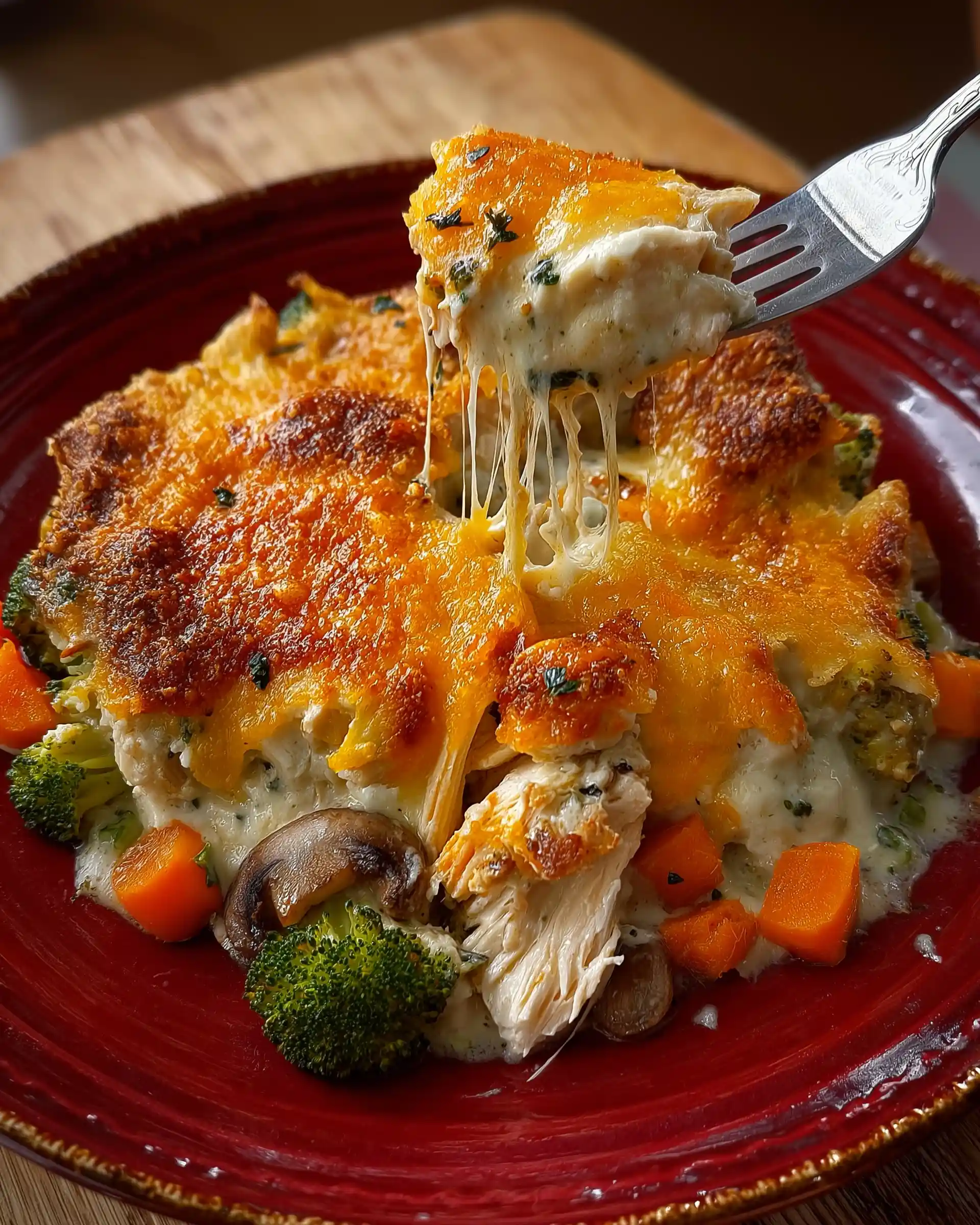 Chicken & Veggie Skillet Casserole Low-Carb