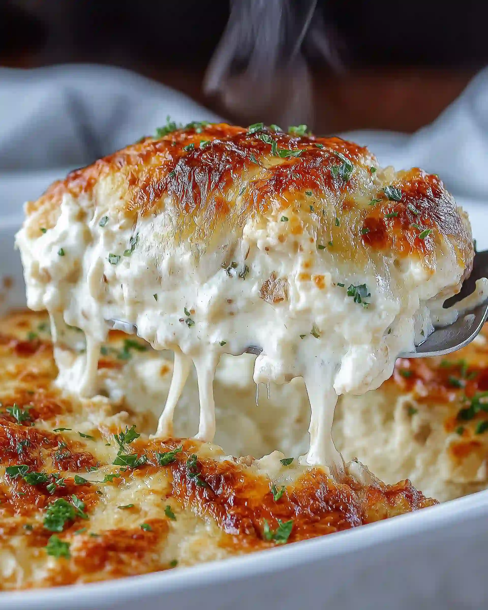Creamy Chicken & Artichoke Heart Bake