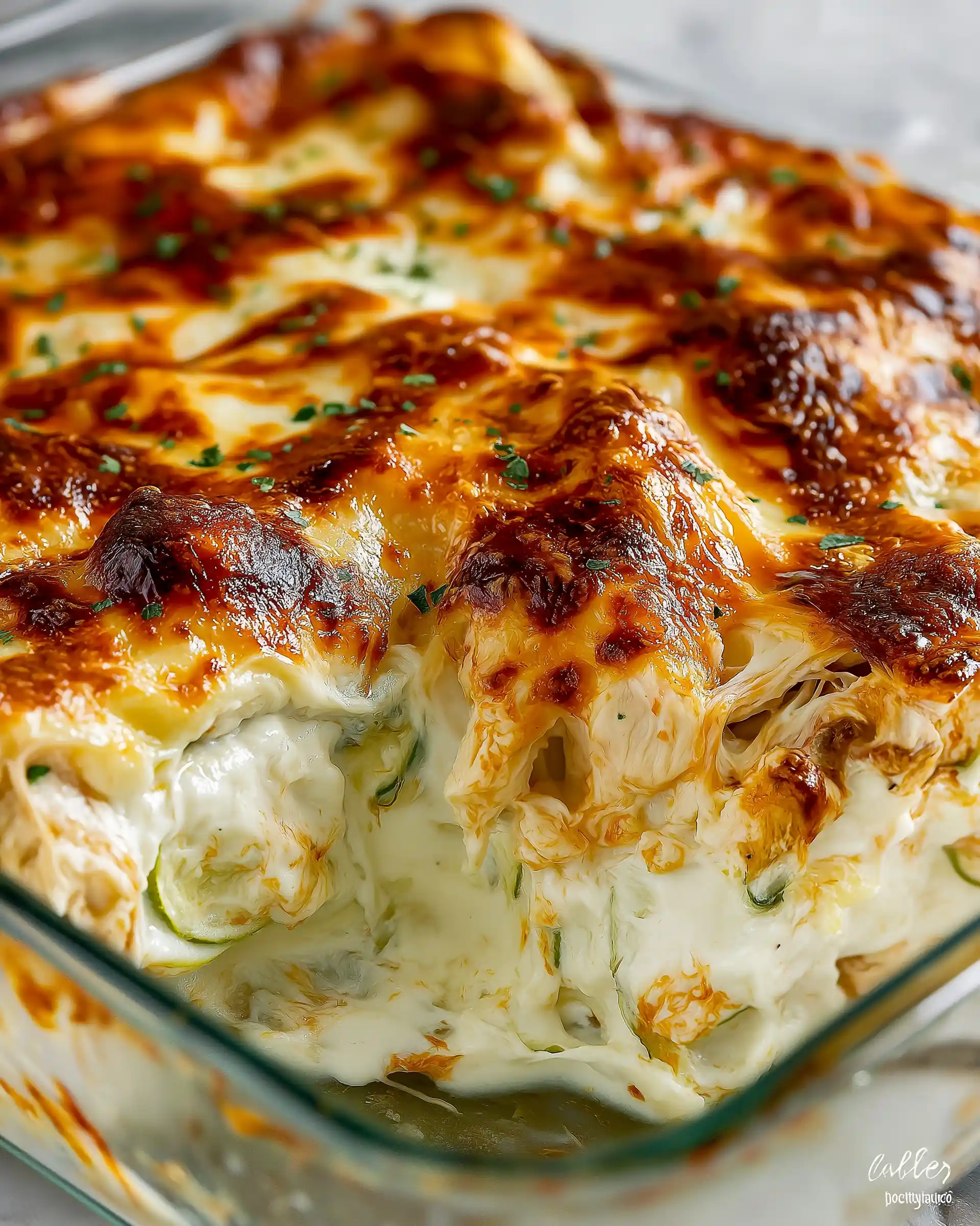 Keto Chicken Lasagna with Zucchini Sheets
