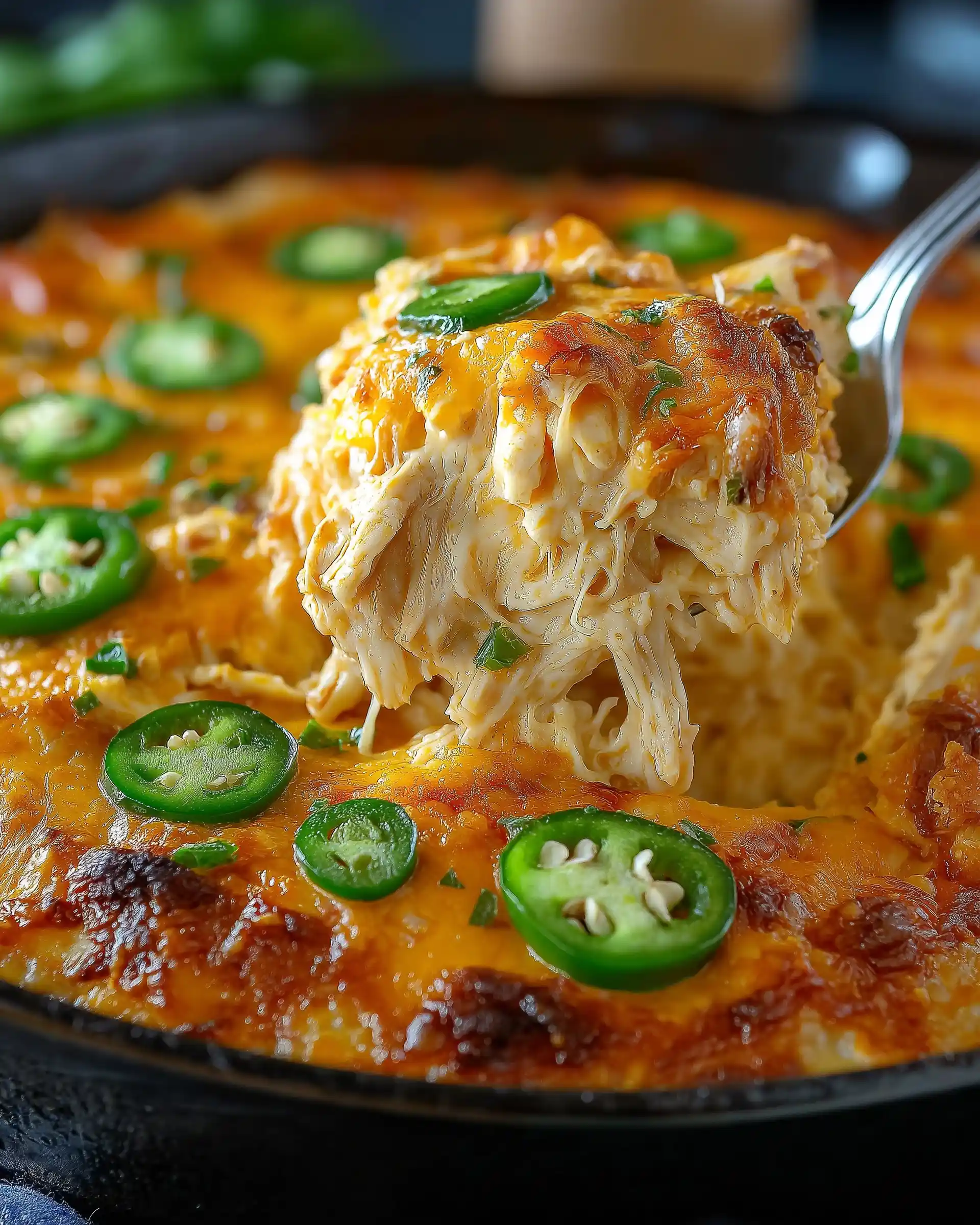Low Carb Cheddar Jalapeño Chicken Bake