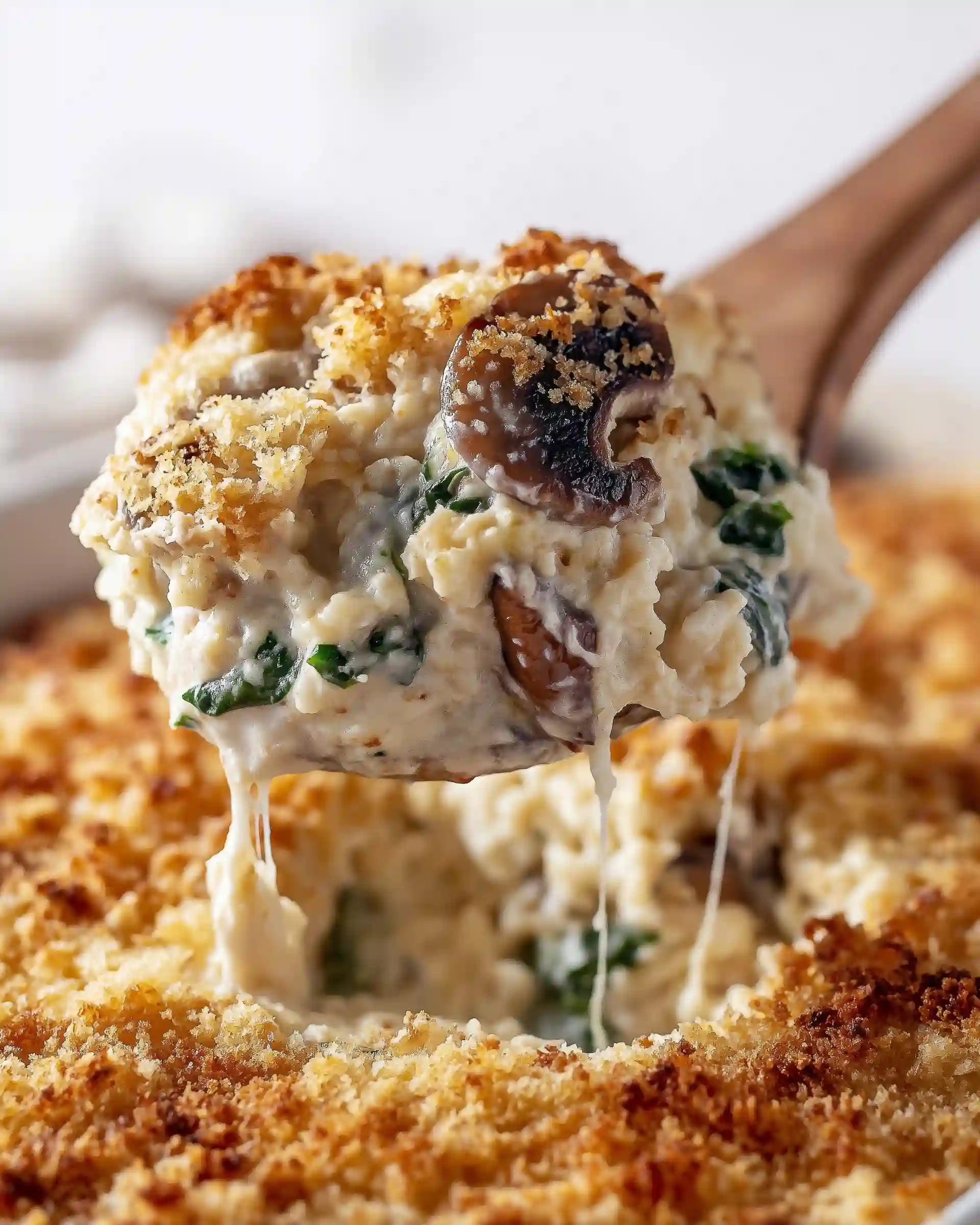Low Carb Keto Creamy Chicken & Cauliflower Rice Bake