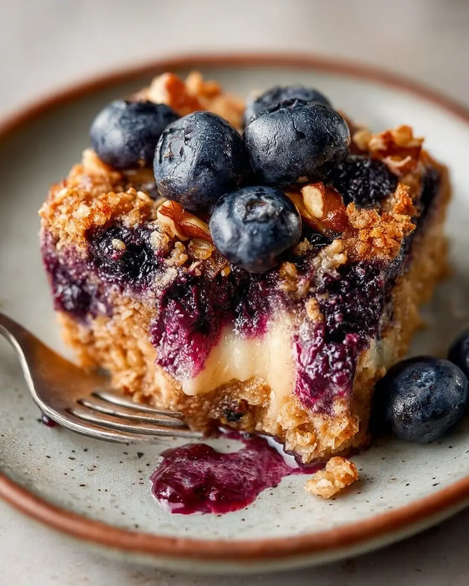 Blueberry Baked Oatmeal