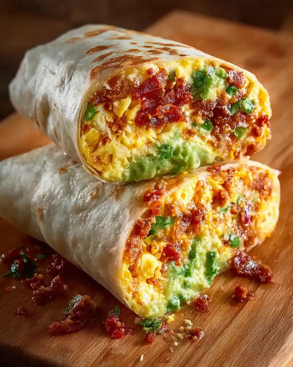 Breakfast Wrap with Scrambled Eggs