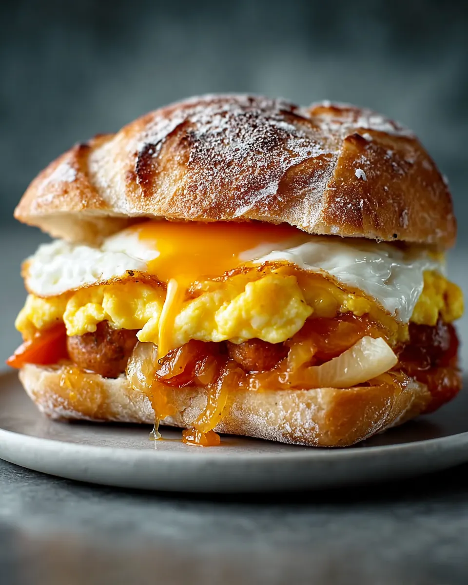 Egg & Tomato Ciabatta