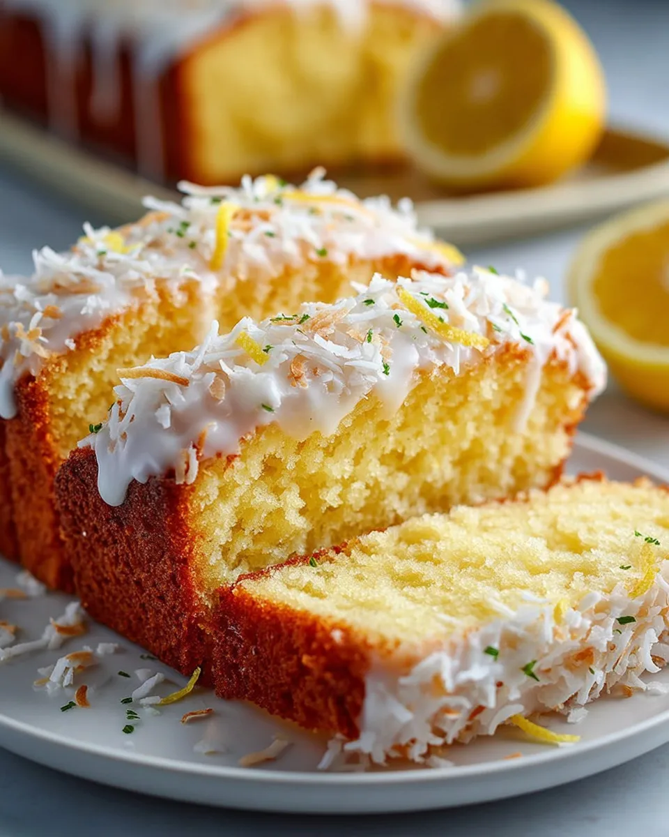 Lemon Coconut Loaf