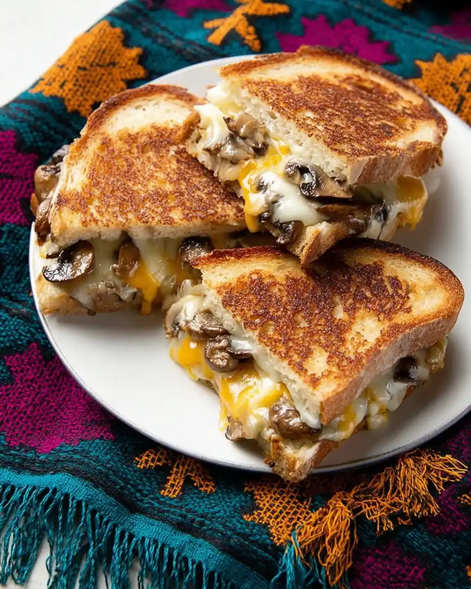 Mushroom & Swiss Breakfast Sandwich