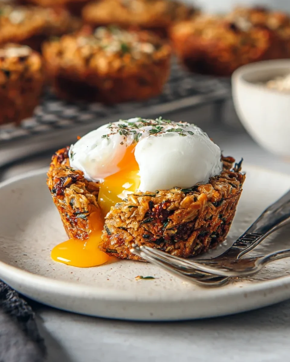 Savory Oatmeal Cups (Bake & Freeze)