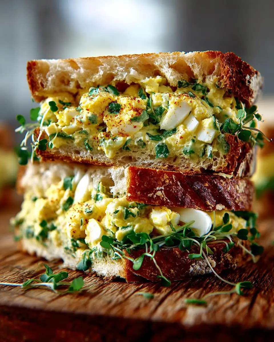 Sourdough Egg & Greens Sandwich