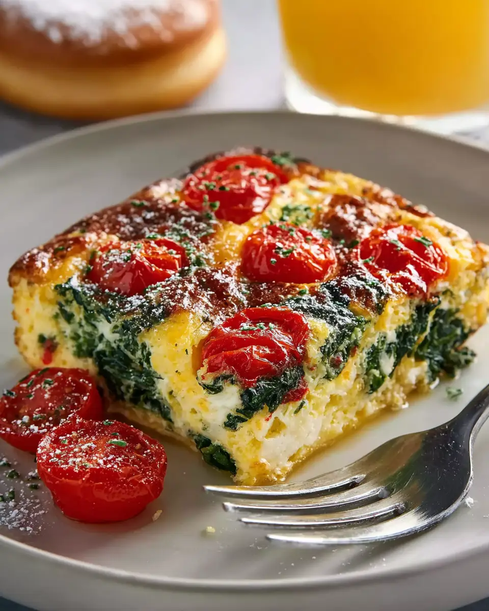 Veggie Frittata Squares