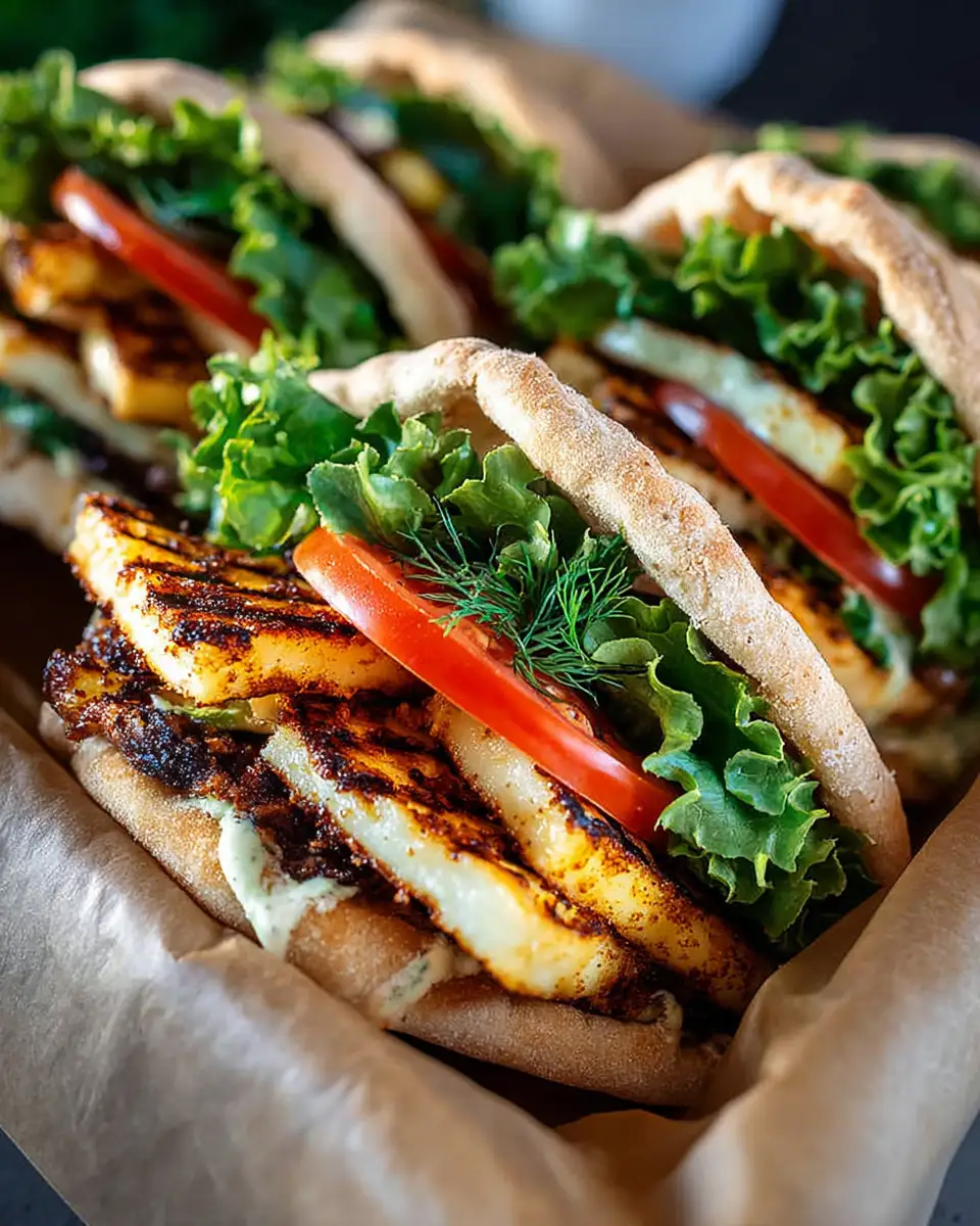 Veggie & Halloumi Breakfast Sandwich