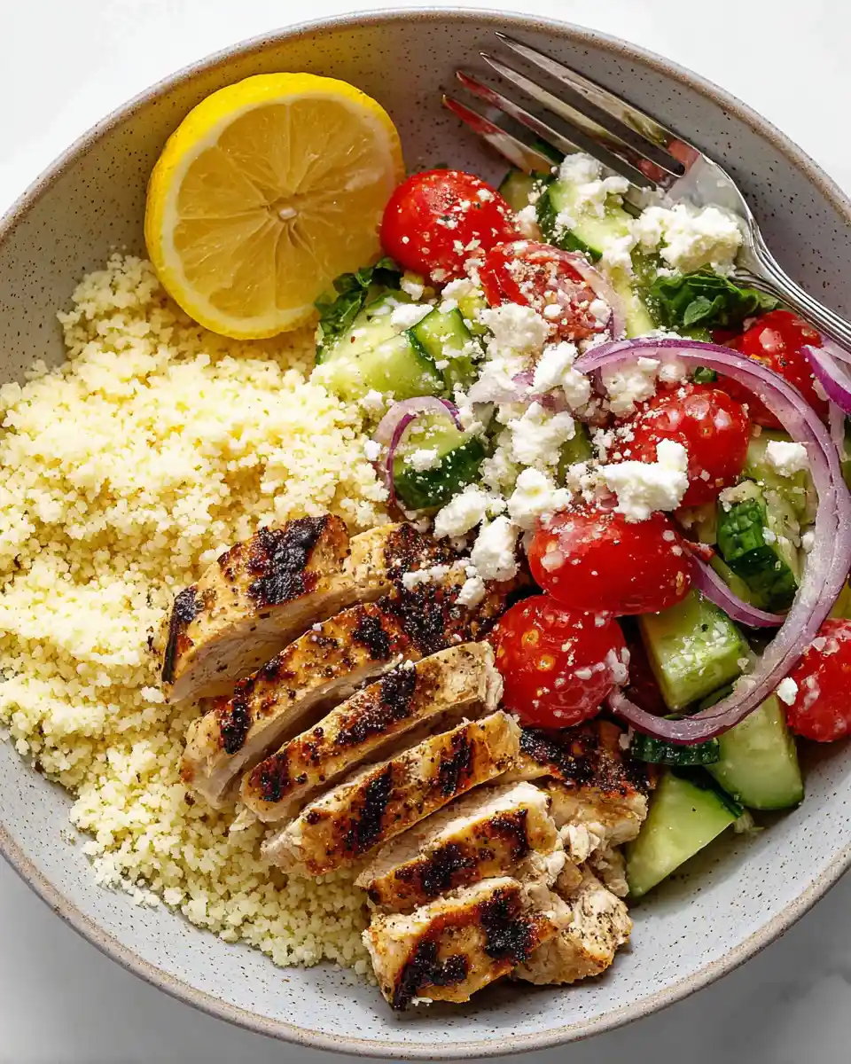 Air Fryer Chicken Protein Bowls