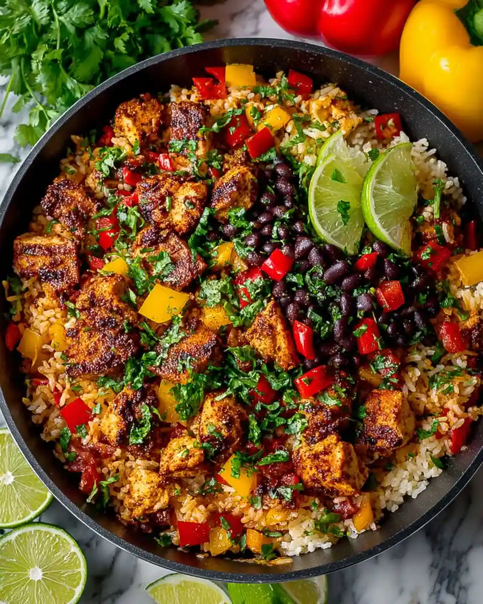 Chicken Fajita Rice Meal Prep