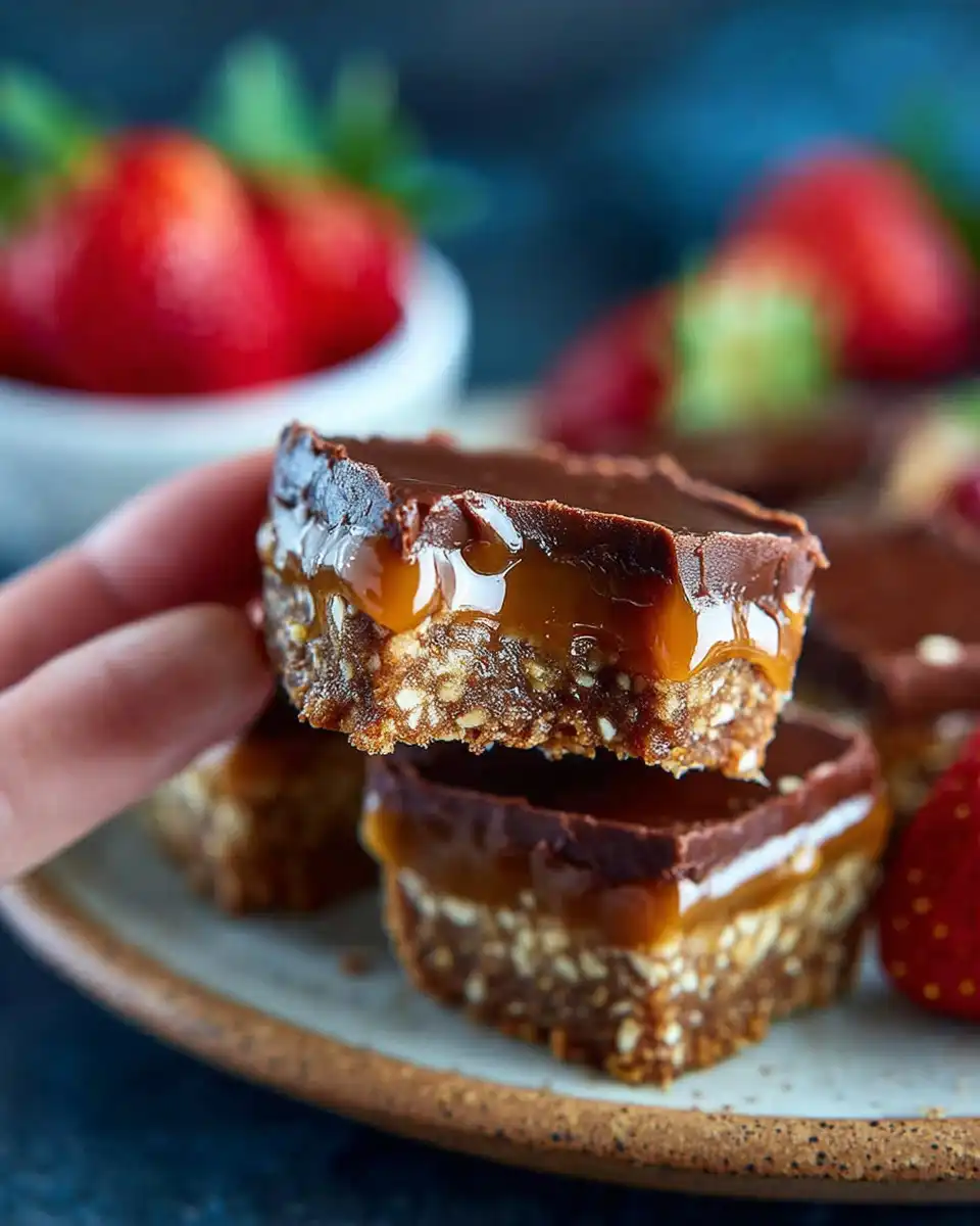 Date Sweetened Caramel Slice Bites That Feel Guilt-Free