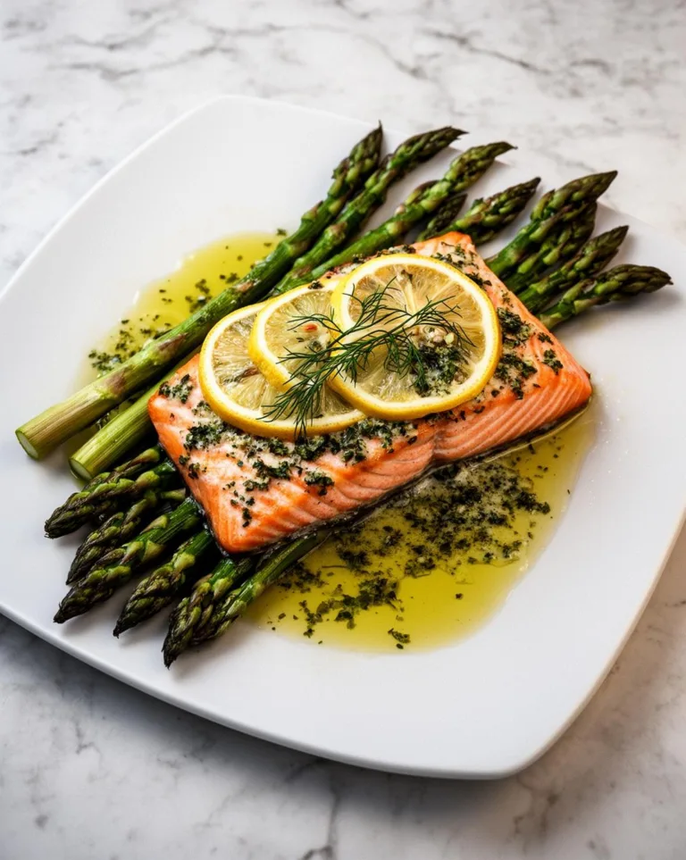 keto salmon asparagus