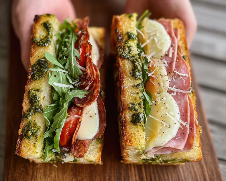 Classic Focaccia Sandwich Delight