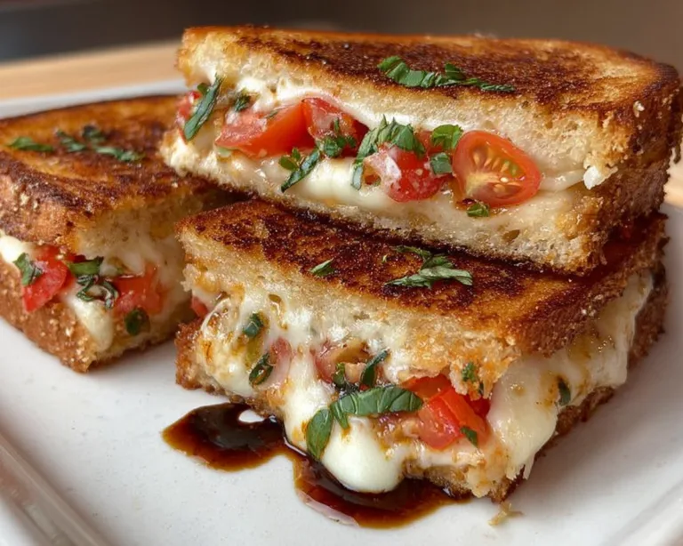 Ultimate Bruschetta Grilled Cheese