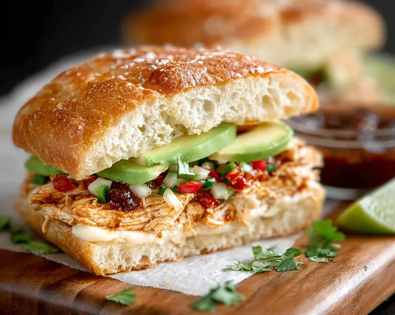 Creamy Chipotle Chicken Avocado Melt